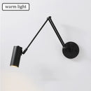 LED Wall Lamp Adjustable Foldable Telescopic Swing Arm Sconce by Ljojo - Modern Bedside Lighting Decor