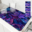 Ljojo 3D Coffee Mat: Quick Dry Kitchen Drying Mat & Bathroom Drain Pad