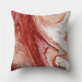 Ljojo Marble Ocean Sea Pattern Polyester Throw Pillow Cover - Home Sofa Decor