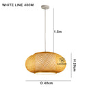 Bamboo Chandelier Pendant Light - Traditional Southeast Asian Style for Tea Room Decor by Ljojo