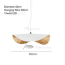 Ljojo Lotus Leaf Art LED Pendant Chandelier for Living Room & Bedroom