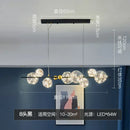 Ljojo LED Glass Ball Chandelier with Remote Control Home Decoration Indoor Lighting