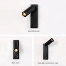 Ljojo LED Reading Light with USB Port and Switch - Rotatable Spotlight for Home Lighting