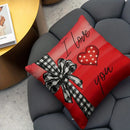 Ljojo Love Bowknot Dwarf Pillowcase - Sweet Romantic Home Decor