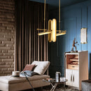 Nordic Luxury LED Chandeliers Iron Art Glass Hanging Lamp for Dinning Room by Ljojo