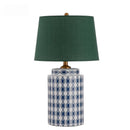 Blue Ceramic Desk Lamp Modern Bedroom Living Room Creative Personality Ljojo Desk Lamp