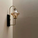 Ljojo LED Wall Light 3000K Glass Metal Sconce for Hotel Bedroom Parlor Aisle
