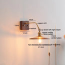 Ljojo LED Wall Sconce Pull Chain Switch Modern Style Nordic Mirror Light Fixtures