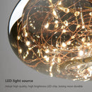 Ljojo Luxury LED Bedside Chandelier - Modern Art Glass Small Light