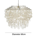 Nordic Modern Retro Shell Pendant Lamp for Living Room by Ljojo
