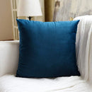 Blue Velvet Throw Pillow Cover - Ljojo Home Decoration Pillowcase