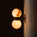 Ljojo Alabaster Wall Light Sconce for Bedroom Living Room Bedside - Mable Design