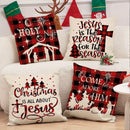 Christmas Decoration Pillowcase Ljojo Merry Christmas New Year Gift Sofa Cushion Cover