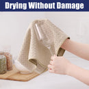Ljojo Microfiber Waffle Kitchen Towels - Ultra Absorbent Cleaning Rags