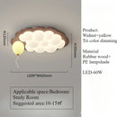 LED Ceiling Lights Nordic Simple Living Dining Room Ljojo Nursery Child Bedroom Cabinets Lamp