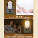 Ljojo Mini Night Light Plug-In Lamp for Bedside Baby Feeding & Living Room