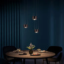 Ljojo Modern Aluminum LED Pendant Light with Dimming Remote Control