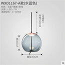 LED Glass Pendant Light Modern Chandelier for Home Decor Living Room by Ljojo