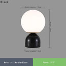 Ljojo Marble Glass Table Lamp - Nordic Modern Green Living Room Bedroom Study Lamp