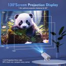 Ljojo™ Magcubic HY300 Pro 4K Android Projector 290ANSI Dual Wifi BT5.0 LED Home Theater