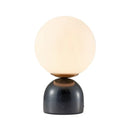 Ljojo Marble Table Lamp: Modern Nordic Glass Light for Living Room, Bedroom, Study