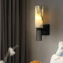 Ljojo Marble Alabaster Copper Wall Lamp Sconce LED Light