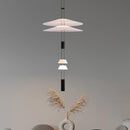 Ljojo Modern Circular Ceiling Chandelier for Living Room - Designer Minimalist Fixture
