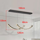 Ljojo LED Crystal Chandelier Ceiling Lamp for Living Room Lighting