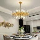 Ljojo Luxury Crystal Chandelier for Villa - Elegant & Simple for Living Room, Dining Room, Bedroom