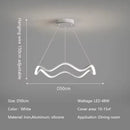 LED Chandelier: Wavy Ring Nordic Style Lighting by Ljojo