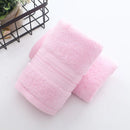 Ljojo Luxury Embroidered Bamboo Bath Towel Set - Green/Coffee/Cream - Personalized
