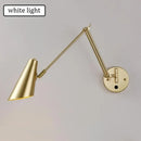 LED Wall Lamp Adjustable Foldable Telescopic Swing Arm Sconce by Ljojo - Modern Bedside Lighting Decor