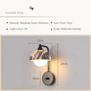 Ljojo Light Luxury Stone Wall Lamp for Bedroom Living Room_BG