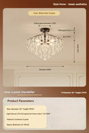 French Antique Style Crystal Pendant Light for Bedroom and Dining Room by Ljojo