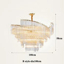 Ljojo Modern Lustre Crystal Chandelier: LED, Living Room, Dining, Bedroom, Kitchen, Pendant Light