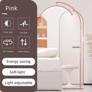 Ljojo Modern Moonlight With Storage Tray Semi Circular Floor Light Eyelash Makeup LED Fixture