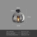 Modern LED Glass Ceiling Lights Chandelier for Home Indoor Bedroom Aisle Corridor E27 Lustre by Ljojo