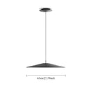 Ljojo Nordic Hat Flying Saucer LED Pendant Light Chandelier for Restaurant Home Decoration