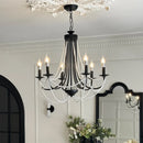 French Medieval Living Room Chandelier Rustic Minimalist Retro Master Bedroom Lighting Ljojo