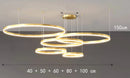 Ljojo LED Ring Pendant Light Chandeliers for Modern Home Decor