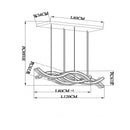 Ljojo Luxury Crystal Chandelier for Living Room Bedroom Dining Room Home Decor