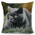 Cute Cat Print Fold Ear Pet Pillowcase for Cozy Home Decor by Ljojo