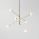 Modern Wrought Iron LED Pendant Light - Three-layer Bedside Eye Protection by Ljojo