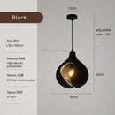 Modern LED Pendant Light Black Grey for Living Room Kitchen Bar by Ljojo