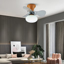 Ceiling Fan with Remote Control and LED Light for Home, Bedroom, Living Room, Kitchen - Ljojo