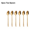 Ljojo 21 Piece Gold Cutlery Set - Stainless Steel 304 Elegant Tableware