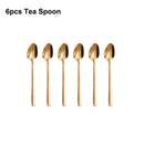 Ljojo 21 Piece Gold Cutlery Set - Stainless Steel 304 Elegant Tableware