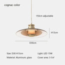 Modern Glass Flying Saucer LED Pendant Light Chandelier for Dining Room by Ljojo