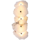 Ljojo Marble LED Wall Lamp Copper Sconce for Parlor Bedroom