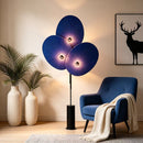 Nordic Style Red Fabric Floor Lamp LED Standing Light for Living Room by Ljojo
